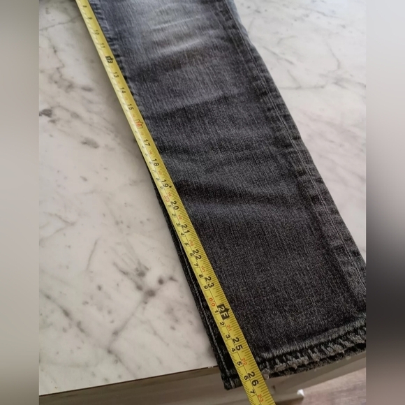 Moussy Fleetwood Rebirth High Rise Jeans Denim Size 27 Minimalist Distressed - Picture 4 of 15